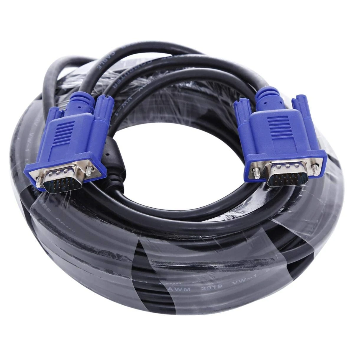 Hightech VGA Cable 10 Meter Blue Head Male to Male